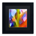 Trademark Fine Art ''Dappled Light 15'' by Amy Vangsgard  11" x 11" Black Matted Black Frame (AV0109-B1111BMF)