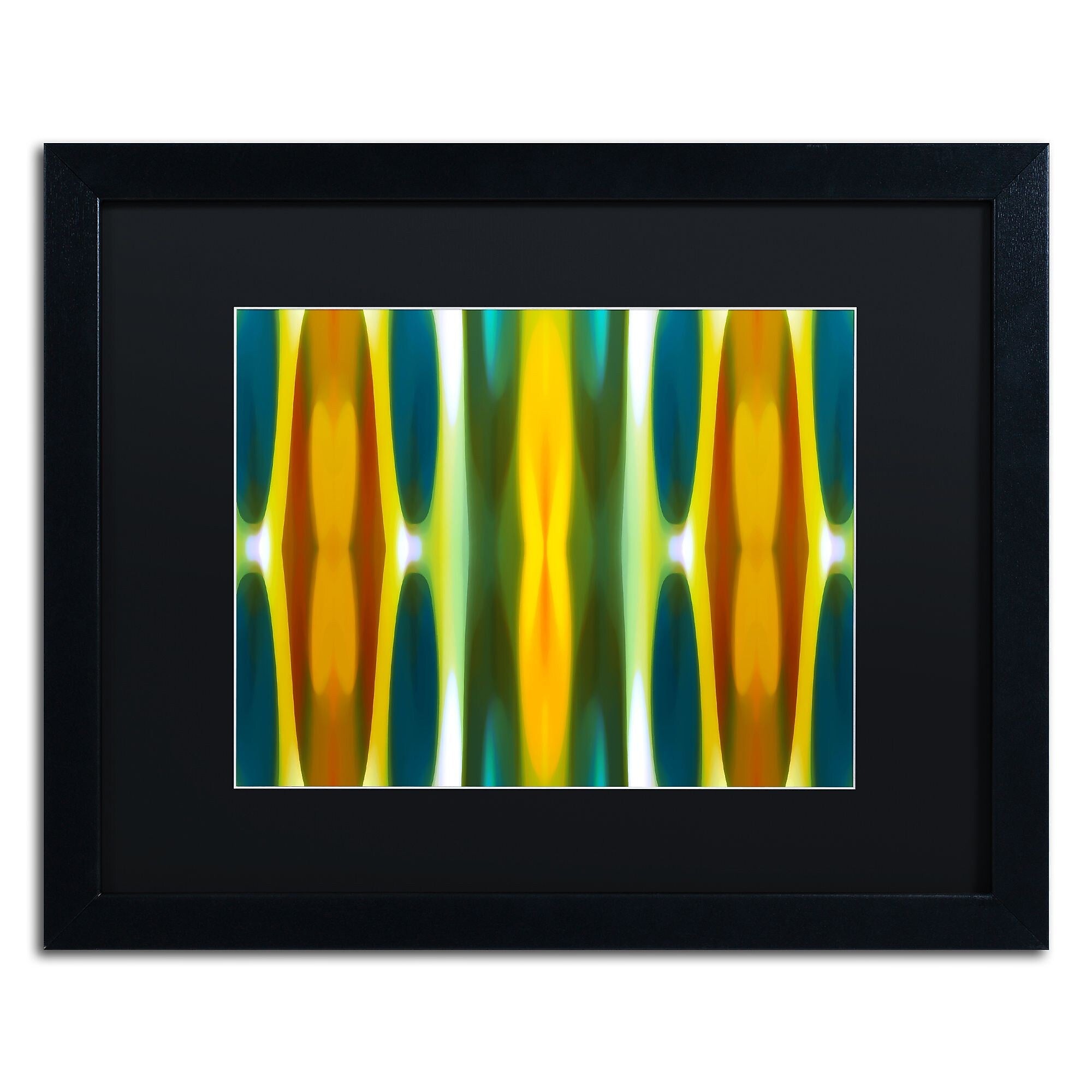 Trademark Fine Art ''Fury Forest 1'' by Amy Vangsgard  16" x 20" Black Matted Black Frame (AV0125-B1620BMF)