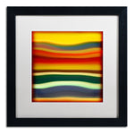 Trademark Fine Art ''Fury Sea 2'' by Amy Vangsgard  16" x 16" White Matted Black Frame (AV0133-B1616MF)