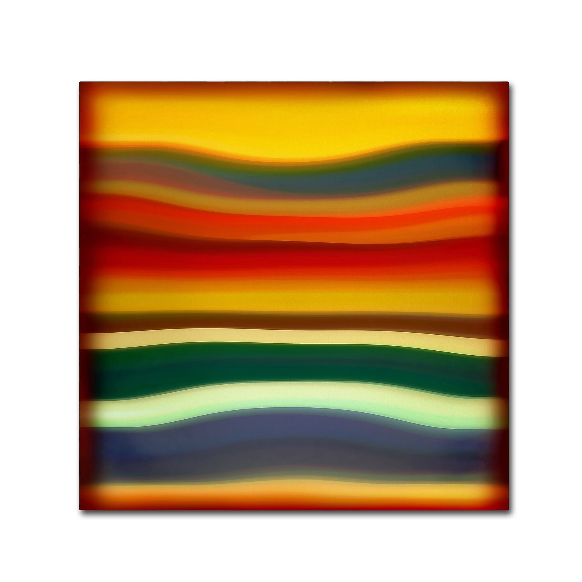 Trademark Fine Art ''Fury Sea 2'' by Amy Vangsgard  18" x 18" Canvas Art (AV0133-C1818GG)