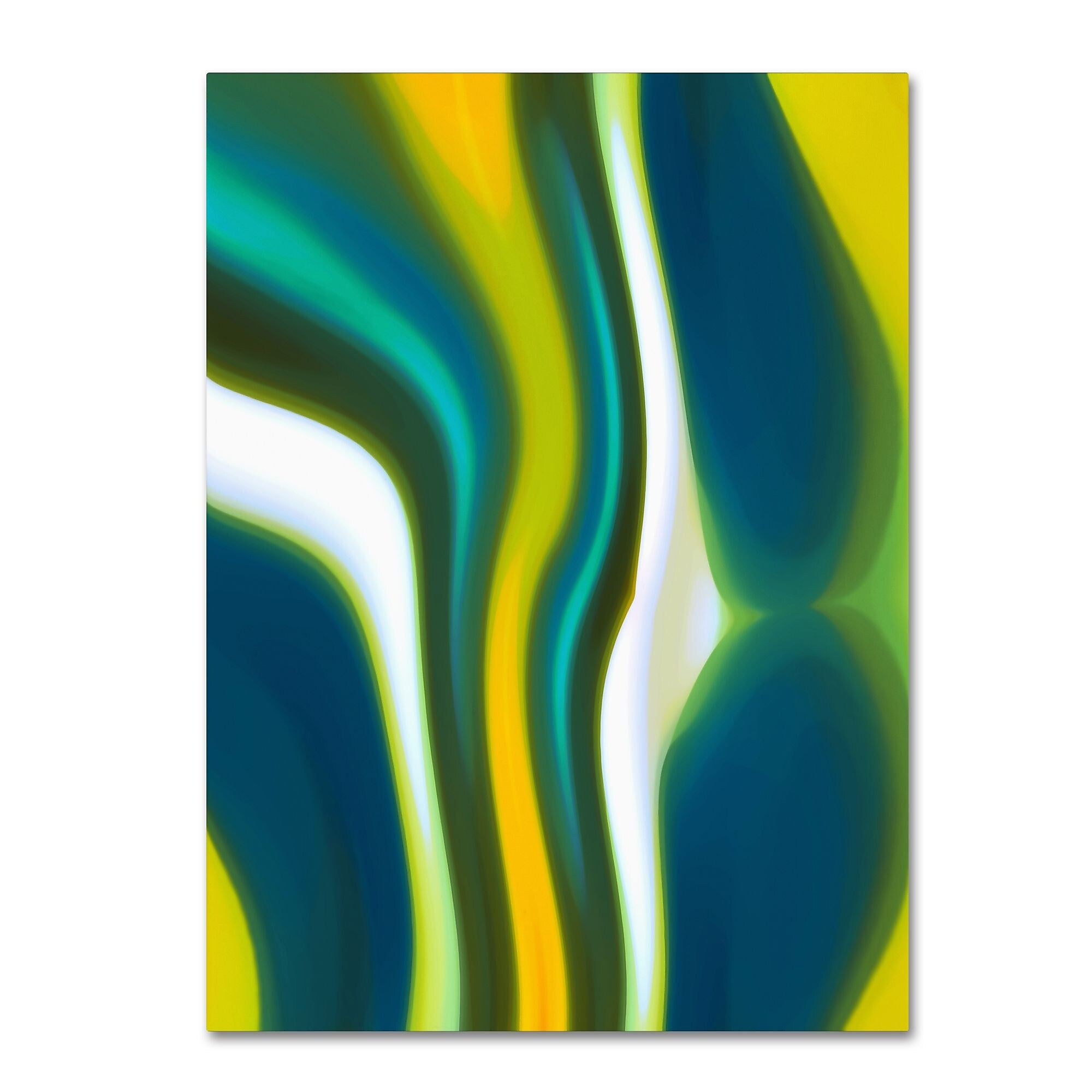 Trademark Fine Art ''Fury Stream 2'' by Amy Vangsgard  35" x 47" Canvas Art (AV0137-C3547GG)