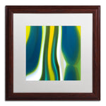 Trademark Fine Art ''Fury Stream 7'' by Amy Vangsgard  16" x 16" White Matted Wood Frame (AV0142-W1616MF)