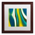 Trademark Fine Art ''Fury Stream 9'' by Amy Vangsgard 16" x 16" White Matted Wood Frame (AV0144-W1616MF)