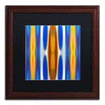 Trademark Fine Art ''Winter Forest Square 1'' by Amy Vangsgard  16" x 16" Black Matted Wood Frame (AV0145-W1616BMF)