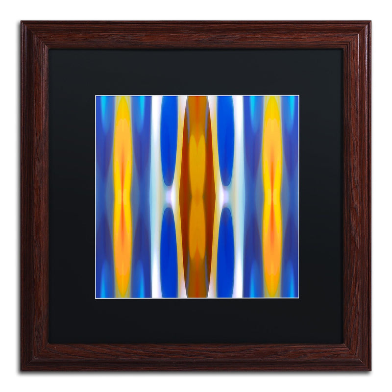 Trademark Fine Art ''Winter Forest Square 1'' by Amy Vangsgard  16" x 16" Black Matted Wood Frame (AV0145-W1616BMF)