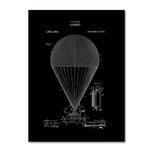 Trademark Fine Art ''Airship Patent 1913 Black'' by Claire Doherty 35" x 47" Canvas Art (CDO0001-C3547GG)