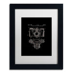 Trademark Fine Art ''Photographic Camera 1962 Black'' by Claire Doherty 11" x 14" White Matted Black Frame (CDO0014-B1114MF)