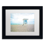 Trademark Fine Art ''Florida Beach Chair 2'' by Preston 11" x 14" White Matted Black Frame (EM0518-B1114MF)