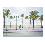 Trademark Fine Art ''Florida Beach Walk'' by Preston 35" x 47" Canvas Art (EM0523-C3547GG)