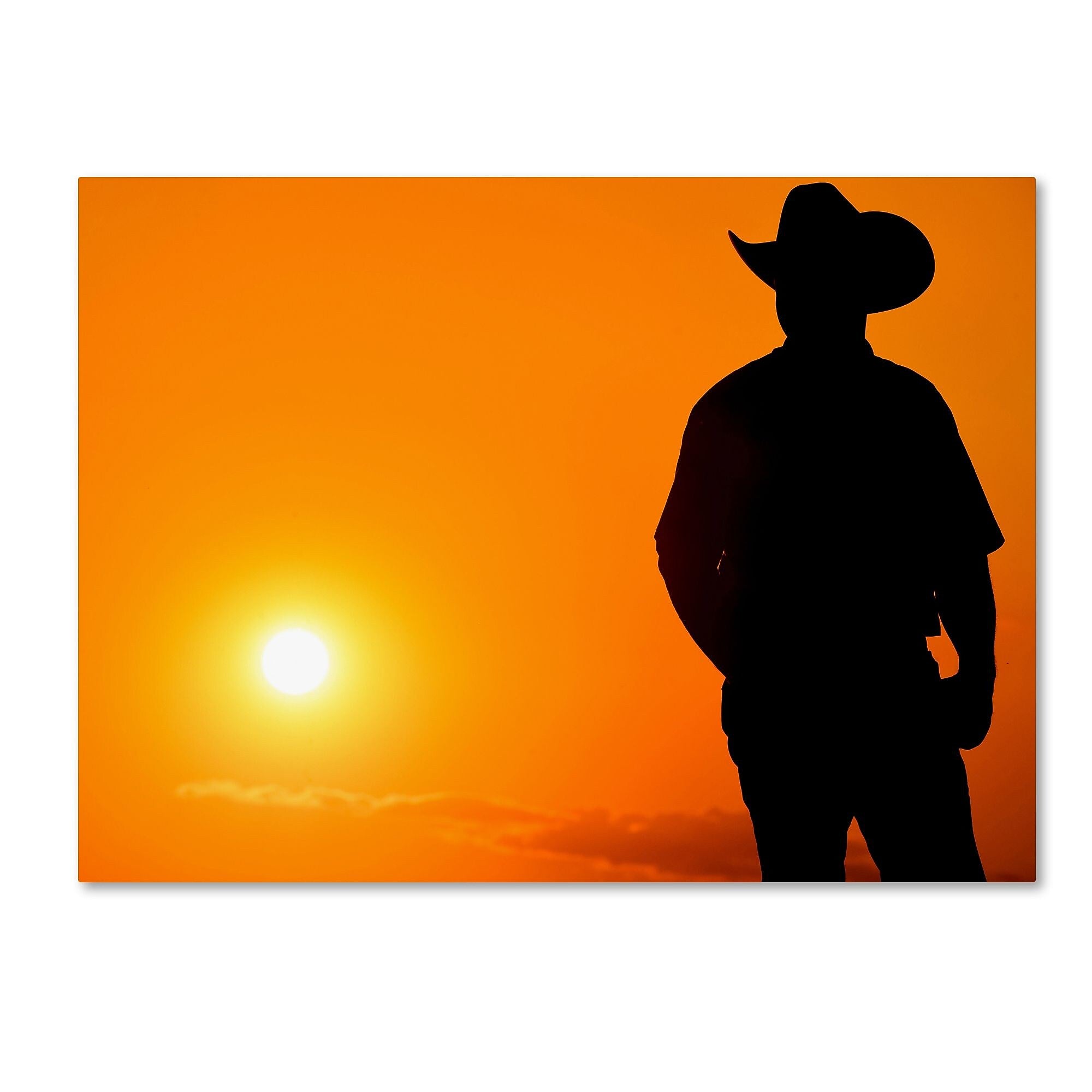 Trademark Fine Art ''Montana Three Horse'' by Preston 35" x 47" Canvas Art (EM0545-C3547GG)