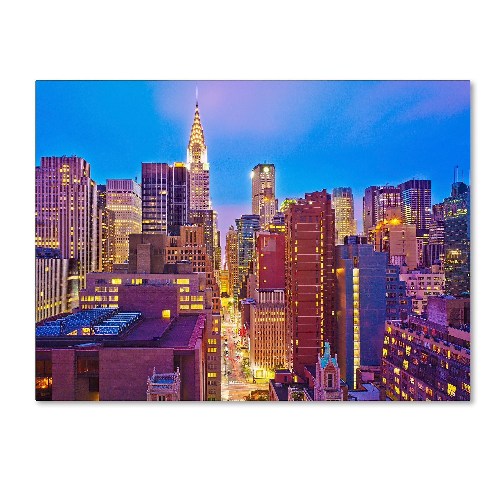 Trademark Fine Art ''New York'' by Preston 35" x 47" Canvas Art (EM0548-C3547GG)
