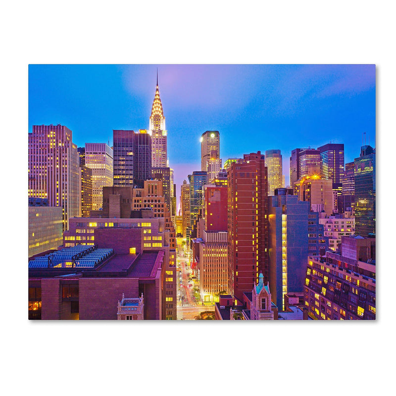 Trademark Fine Art ''New York'' by Preston 35" x 47" Canvas Art (EM0548-C3547GG)