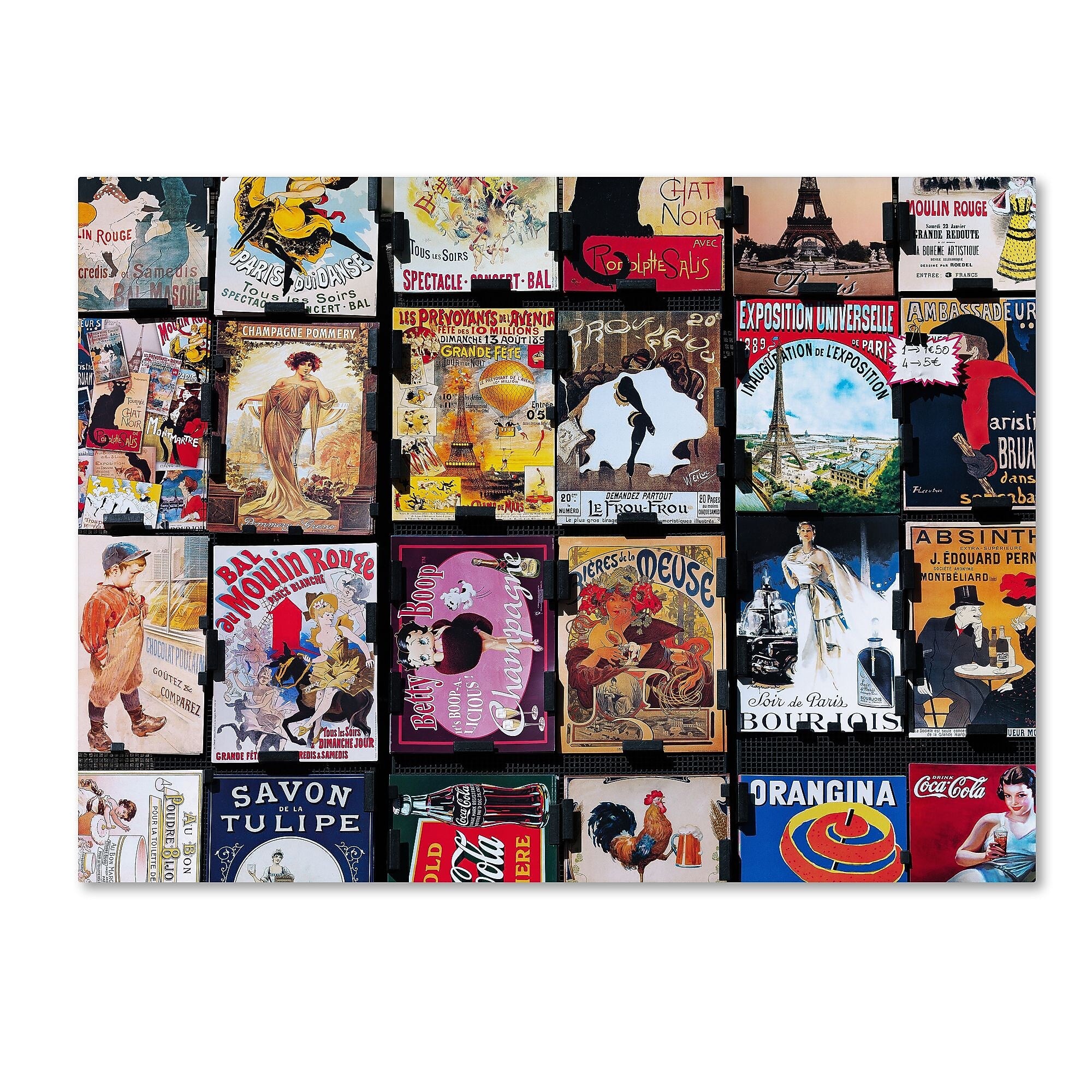Trademark Fine Art ''Parisian Signs'' by Preston 35" x 47" Canvas Art (EM0562-C3547GG)