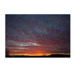 Trademark Fine Art ''Amazing Winter Sunset'' by Kurt Shaffer 16" x 24" Canvas Art (KS01063-C1624GG)