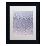 Trademark Fine Art ''Condensation on a Cold Window'' by Kurt Shaffer 11" x 14" White Matted Black Frame (KS01066-B1114MF)