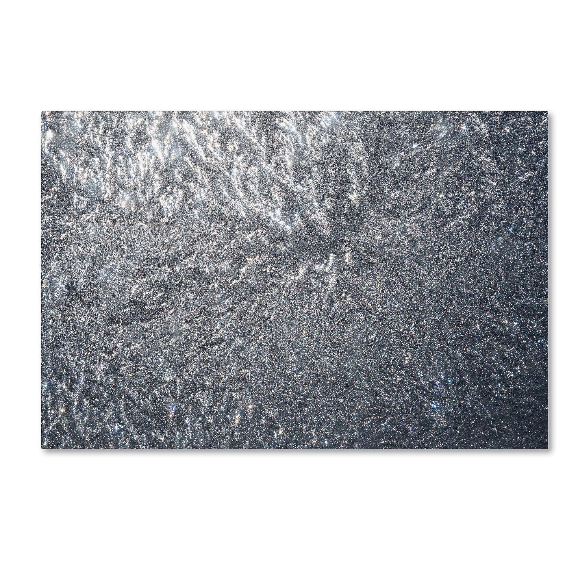 Trademark Fine Art ''Sunlight Frost Abstract'' by Kurt Shaffer 16" x 24" Canvas Art (KS01100-C1624GG)