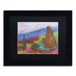 Trademark Fine Art ''Summer Blush'' by Manor Shadian 11" x 14" Black Matted Black Frame (MA0611-B1114BMF)
