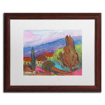 Trademark Fine Art ''Summer Blush'' by Manor Shadian 16" x 20" White Matted Wood Frame (MA0611-W1620MF)