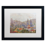 Trademark Fine Art ''Misty Morning'' by Manor Shadian 16" x 20" White Matted Black Frame (MA0614-B1620MF)