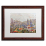 Trademark Fine Art ''Misty Morning'' by Manor Shadian 16" x 20" White Matted Wood Frame (MA0614-W1620MF)