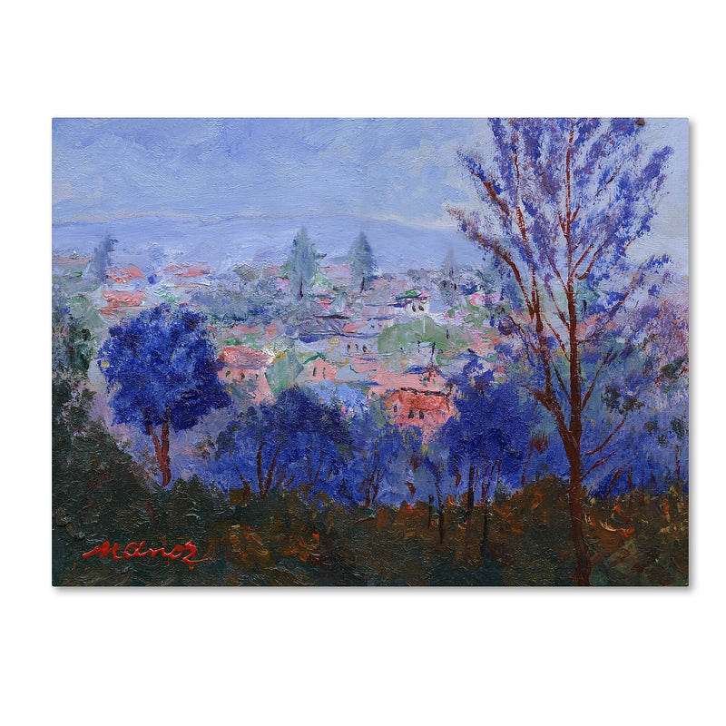 Trademark Fine Art ''Mystic Town'' by Manor Shadian 35" x 47" Canvas Art (MA0616-C3547GG)