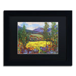 Trademark Fine Art ''Gilded Glade'' by Manor Shadian 11" x 14" Black Matted Black Frame (MA0619-B1114BMF)