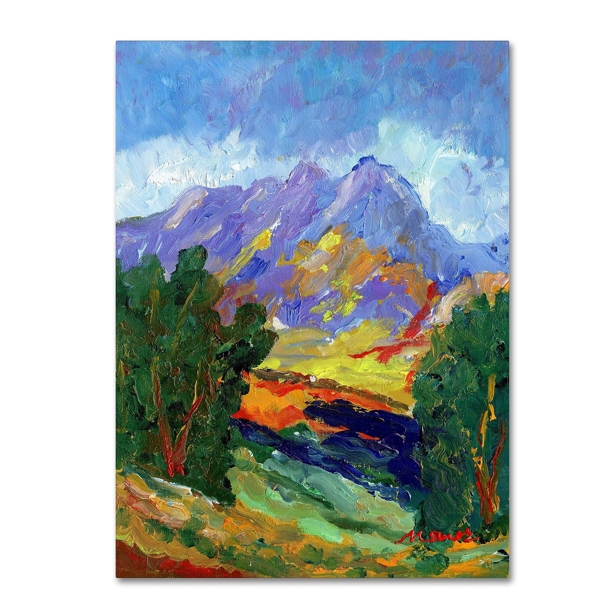 Trademark Fine Art ''Autumn Amber California North'' by Manor Shadian 35" x 47" Canvas Art (MA0623-C3547GG)