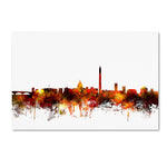 Trademark Fine Art ''Washington DC Skyline IV'' by Michael Tompsett 16" x 24" Canvas Art (MT0659-C1624GG)