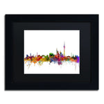 Trademark Fine Art ''Berlin Germany Skyline III'' by Michael Tompsett 11" x 14"  Black Frame (MT0764-B1114BMF)