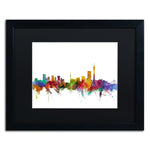 Trademark Fine Art ''Johannesburg South Africa Skyline'' by Michael Tompsett 16" x 20" Black Frame (MT0774-B1620BMF)