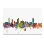 Trademark Fine Art ''Montreal Canada Skyline'' by Michael Tompsett 30" x 47" Canvas Art (MT0777-C3047GG)