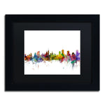 Trademark Fine Art ''Ottawa Canada Skyline'' by Michael Tompsett 11" x 14"Black Frame (MT0779-B1114BMF)