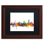 Trademark Fine Art ''Pretoria South Africa Skyline'' by Michael Tompsett 11" x 14"Wood Frame (MT0781-W1114BMF)