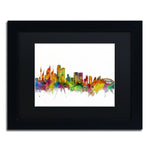 Trademark Fine Art ''Sydney Australia Skyline IV'' by Michael Tompsett 11" x 14"Black Frame (MT0785-B1114BMF)