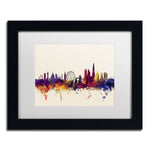 Trademark Fine Art ''London England Skyline III'' by Michael Tompsett 11" x 14" Black Frame (MT0802-B1114MF)