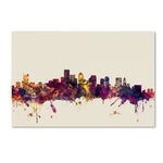 Trademark Fine Art ''Boston Massachusetts Skyline'' by Michael Tompsett 30" x 47" Canvas Art (MT0811-C3047GG)