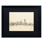 Trademark Fine Art ''san Francisco Sheet Music II'' by Michael Tompsett 16" x 20"  Black Frame (MT0824-B1620BMF)
