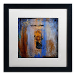 Trademark Fine Art ''The Race'' by Nicole Dietz 16" x 16" White Matted Black Frame (ND101-B1616MF)