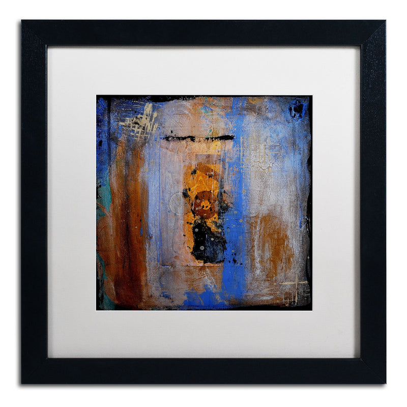 Trademark Fine Art ''The Race'' by Nicole Dietz 16" x 16" White Matted Black Frame (ND101-B1616MF)