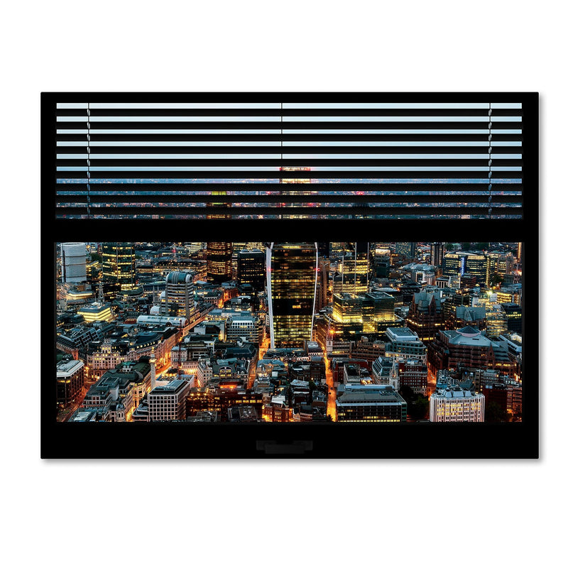Trademark Fine Art ''Window View London City 1'' by Philippe Hugonnard 24" x 32" Canvas Art (PH0044-C2432GG)