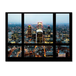 Trademark Fine Art ''Window View London City 2'' by Philippe Hugonnard 35" x 47" Canvas Art (PH0045-C3547GG)
