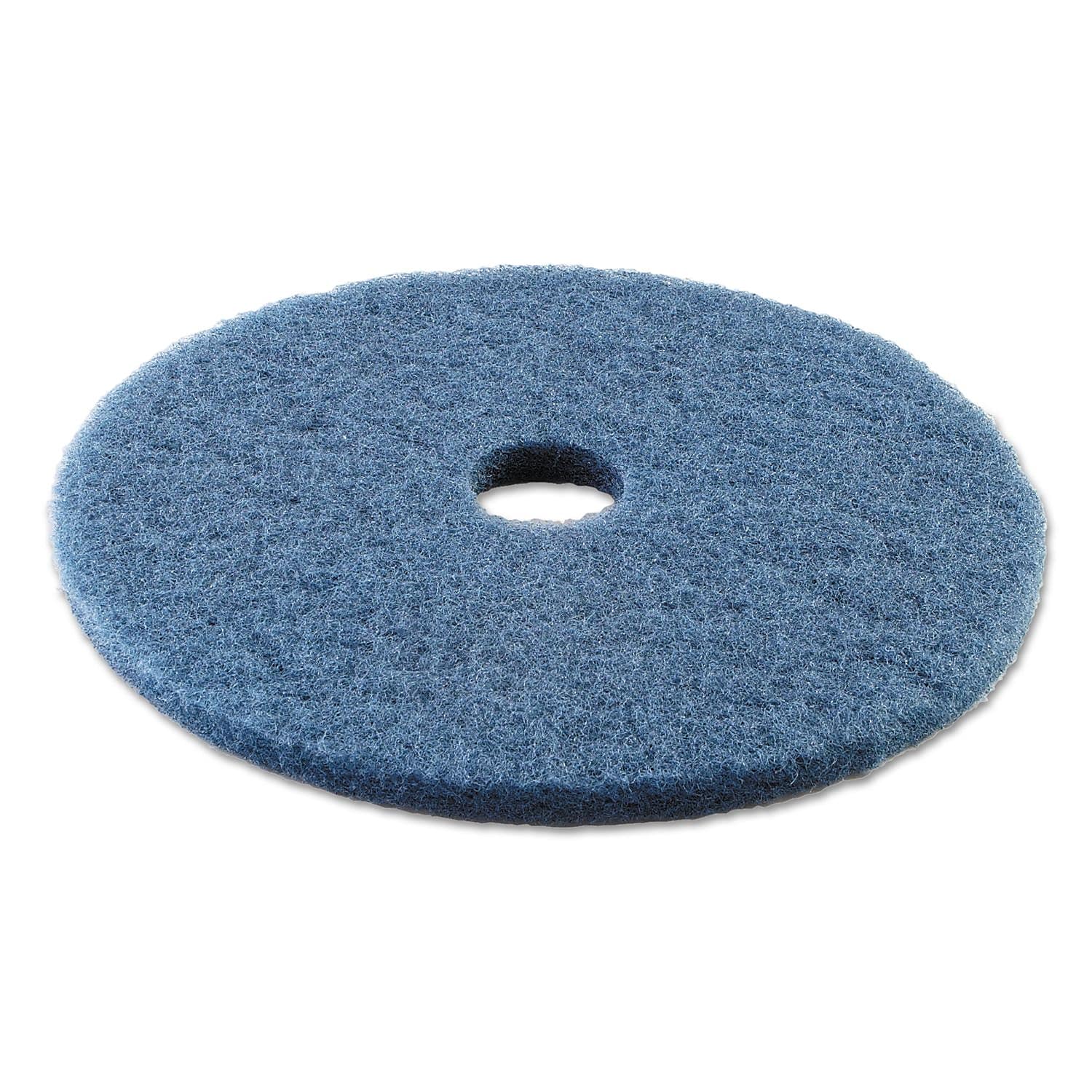 Premiere Floor Pads, Scrubbing, 20" Diameter, Blue 5/Carton (PAD4020BLU)