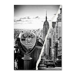 Trademark Fine Art ''Looking to New York City'' by Philippe Hugonnard 14" x 19" Canvas Art (PH0073-C1419GG)