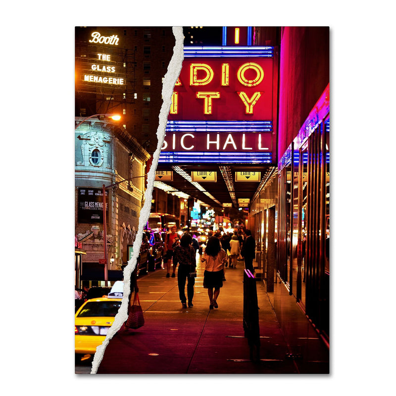 Trademark Fine Art ''A Theater Tonight'' by Philippe Hugonnard 35" x 47" Canvas Art (PH0088-C3547GG)
