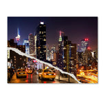 Trademark Fine Art ''Life Taxis in New York'' by Philippe Hugonnard 18" x 24" Canvas Art (PH0091-C1824GG)