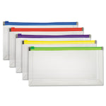 Pendaflex Expanding Wallet with Zipper Closure, Assorted Colors, 5/Pack (85293)