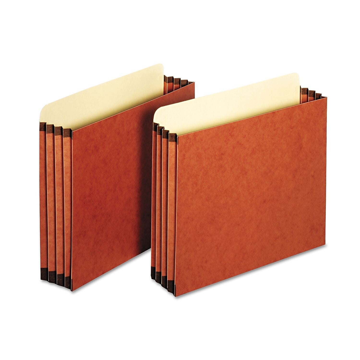 Pendaflex Reinforced File Pocket, 3 1/2" Expansion, Letter Size, Redrope, 10/Box (FC1524P)