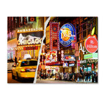 Trademark Fine Art ''Times Square Colours'' by Philippe Hugonnard 14" x 19" Canvas Art (PH0097-C1419GG)