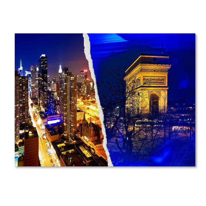 Trademark Fine Art ''Cities at Night'' by Philippe Hugonnard 18" x 24" Canvas Art (PH0110-C1824GG)
