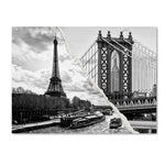 Trademark Fine Art ''Crossing the River'' by Philippe Hugonnard 18" x 24" Canvas Art (PH0115-C1824GG)